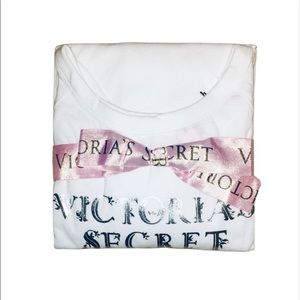 NWT Victoria’s Secret Sleep: Small & Large White Short Sleeve Sleep Tee